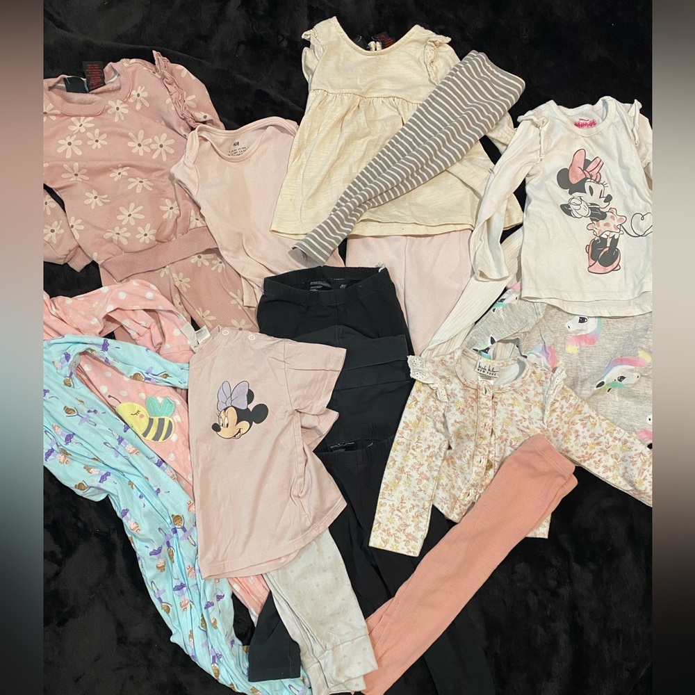 Kids' Clothing Bundle with Disney Minnie Mouse Tops